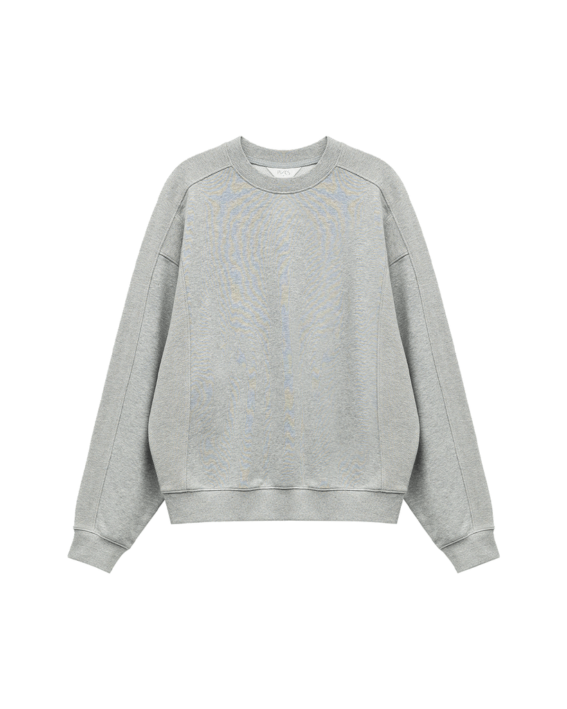 Textured Oversized Sweatshirt