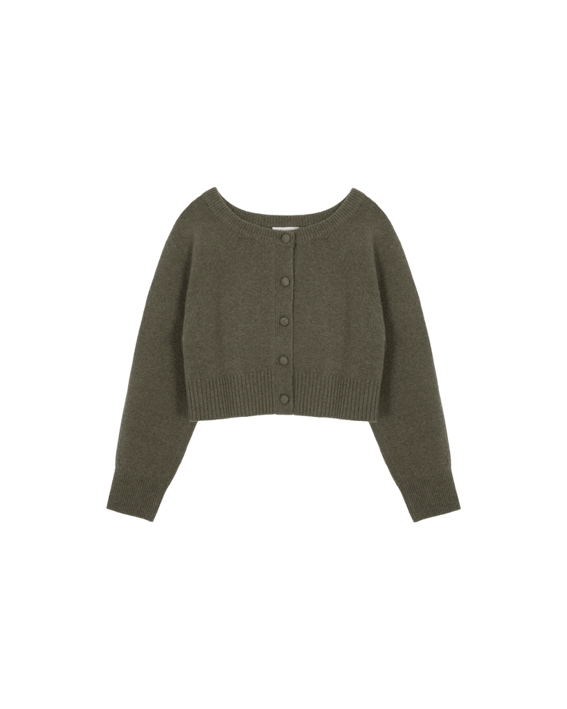 Layered Boatneck Cardigan