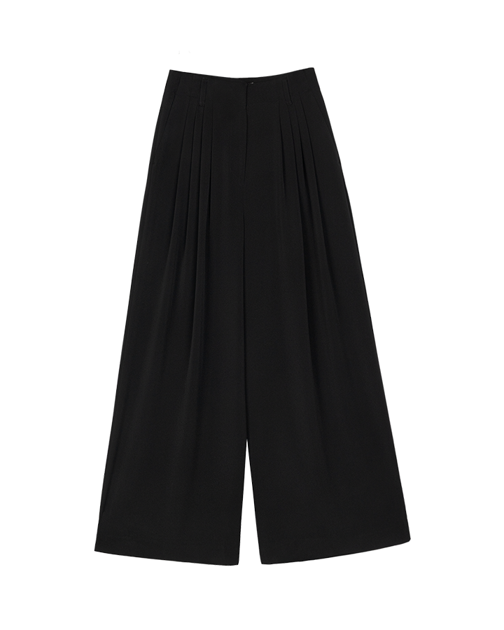 Pleated Wide Pants