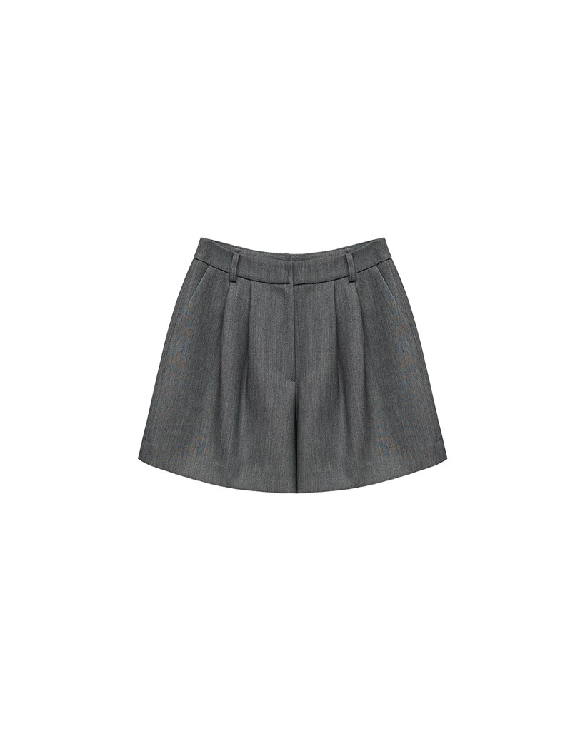 Relaxed Pleated Shorts