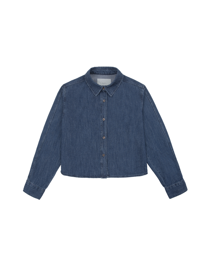 Stan Cropped Denim Shirt