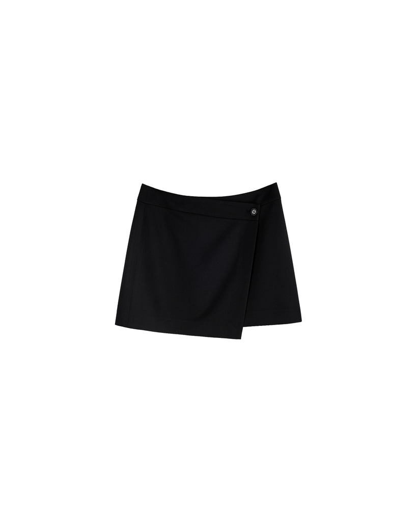 Layered Button Skirt