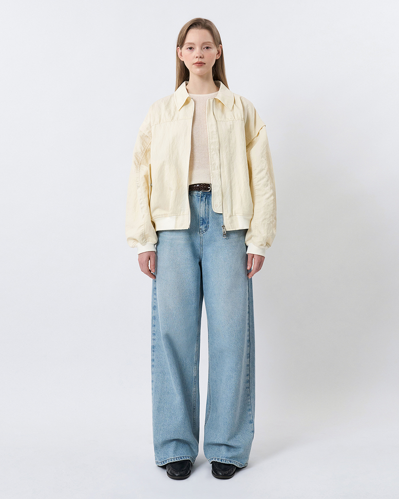 Nylon Volume Blouson