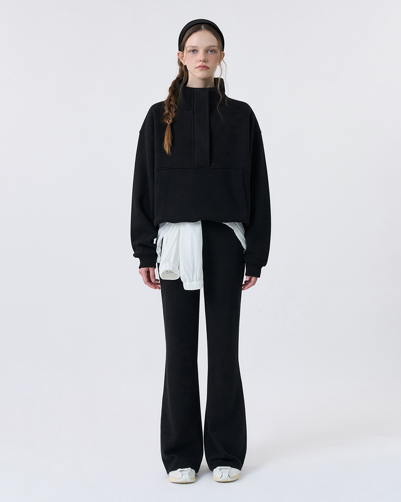Mock Neck Sweatshirt