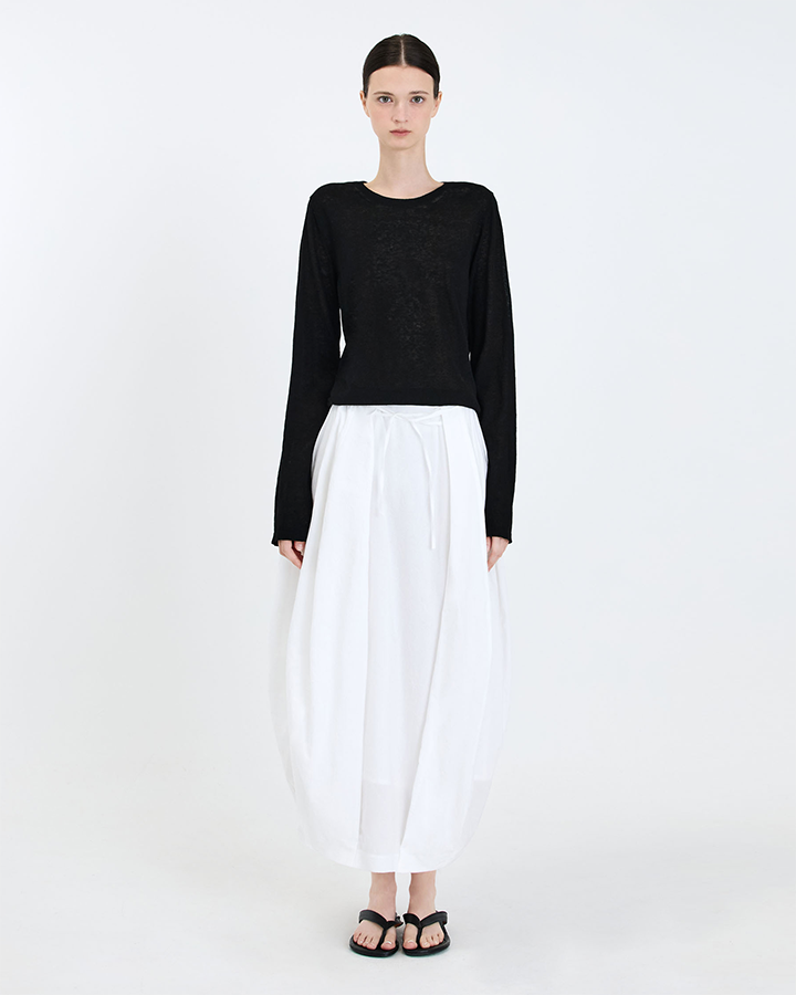 Woody Linen Knit Top